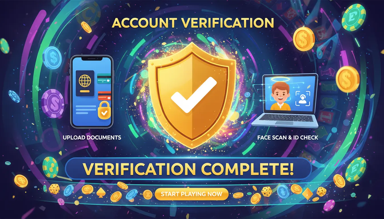 Verifiera konto hos Total casino
